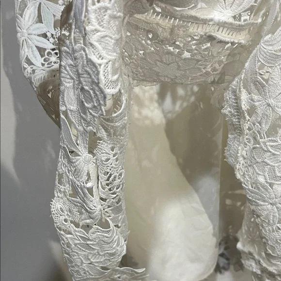 Bardot Ivory Lace Midi Dress - Picture 6 of 6